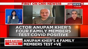 21K views · 201 reactions | Bollywood Actor Anupam Kher's family members test positive for the virus, his mother is admitted to Kokilaben. Kher releases a statement that his mother, brother, sister & niece test positive. | News18 | Facebook
