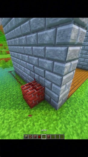 Minecraft Automatic Stairs 😍 #minecraft #shorts