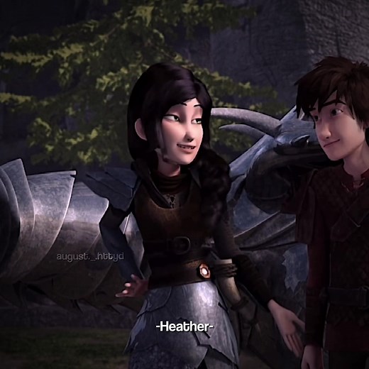 Difficult Choice: Heather as Hiccup's Sister? - Astrid and Heather Kiss