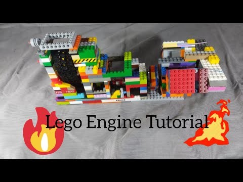 "Build the World's Most Powerful Lego Engine! (Step-by-Step Tutorial) | Lego Engine Tutorial"
