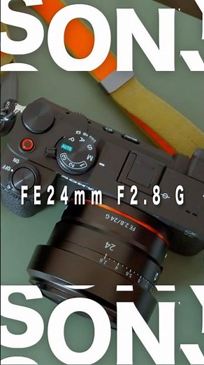 This is the perfect ultra-compact lens for the α7C II! Sony FE 24mm F2.8 G #sony