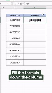 69K views · 432 reactions | How to create scannable barcodes 勞 Comment 'WIZARD' and I'll send you my FREE Excel shortcut guide. #excel #exceltips #exceltricks #spreadsheets #corporate #accounting #finance #workhacks #tutorial #sheets | Excel Dictionary | Facebook