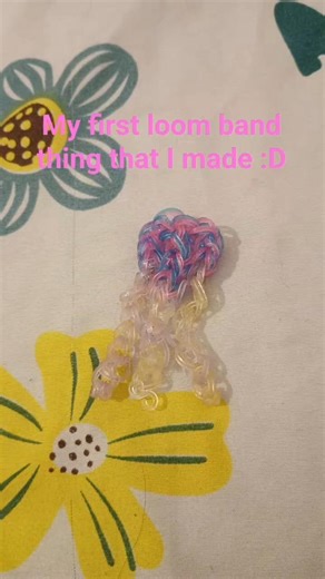 first ever loom band jellyfish I made!!!