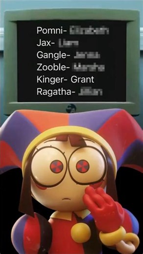 (Spoiler) The real names of the circus members - DIGITAL CIRCUS Episode 9