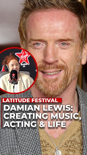 Virgin Radio UK on Instagram: "Acting royalty Damian Lewis is now a musician 🎸 He’ll be playing at Latitude Festival next week at Henham Park in Suffolk 🎪 @angelascanlon spoke to him about his new found love and much more on Virgin Radio UK 📻 #damianlewis #homeland #latitudefestival"