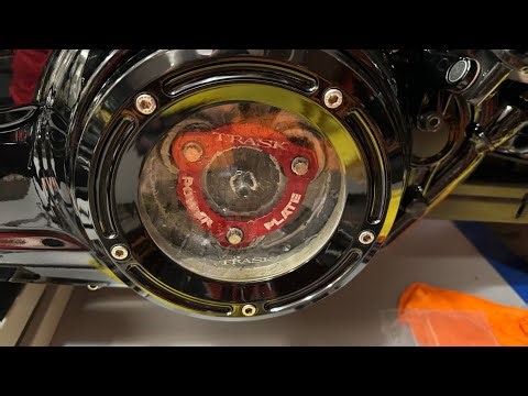 Trask power plate and derby cover