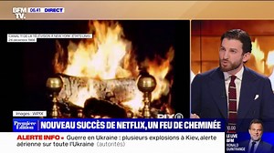Un feu de cheminée, le nouveau carton de Netflix