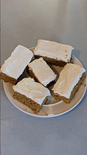 Holiday🍂Pumpkin Bars🍂Cream Cheese Frosting