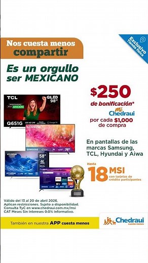 🛍️ Haz tu despensa donde cuesta menos: Chedraui 💥
