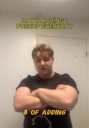 Day 8 of 365 push-ups and we’re just getting started. Every day, one more — simple, brutal, and surprisingly addictive. This challenge isn’t just about strength, it’s about consistency. Total push-ups so far: 36 Hashtags: #PushupChallenge #ConsistencyIsKey #Project365 #BodyweightTraining #DailyGrind