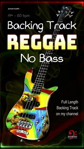 Reggae Backing Track for Bass 𝄢🎸 Jam Track for Bassists #backingtrack