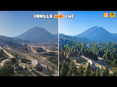 GTA 5 - The Ultimate Forest Upgrade | LWE Forest Vegetation Comparison
