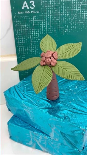 How to make fondant tree cake topper #viral #caketopper #trending #shorts #ytshorts #art #video