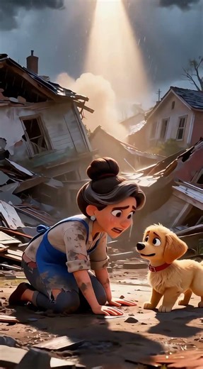 Robot Nanny Throws Puppy Out?! The Ending Will Break Your Heart... #hero #sad #doglovers #cute #ai