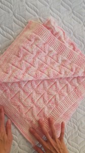 https://crealandia.com/shop/knitting-pattern-baby-blanket-v115/ This is a pattern for a beautiful and simple blanket using an all over pattern. The pattern is interesting enough to hold your interest, but basic enough not to demand too much of your attention. The pattern is ideal for a beginner knitter, instructions are clearly charted and written row by row with full explanations. Furthermore full pattern support is available by message. Blanket is knitted in one piece. #babypattern #babyblanke