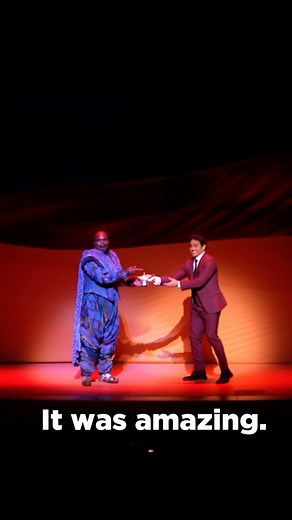 Aladdin the Musical on Instagram: "Episode 5 of “The Magical Making of ALADDIN” takes us behind the scenes of the unforgettable 10th anniversary celebration performance. Go to the link in our bio to hear more about the magical reunion cast and creatives! 💜🌟"