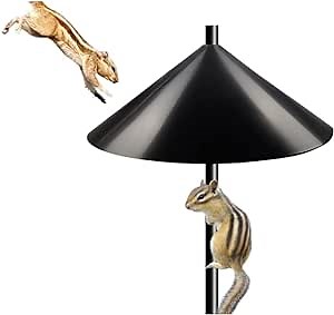 Wrap Around Plastic Squirrel Baffle，Squirrel Proofing a Bird Feeder,Squirrel Baffle for Bird Feeder Pole,Outdoor for Bird Feeder Yard Protect for Protect Bird Feeders and Bird Houses