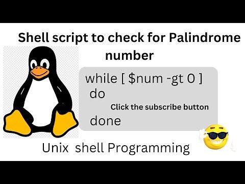 Shell Script to check if a number is Palindrome || Bash Script