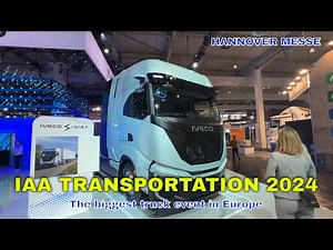 Iveco H2 Ice (2025) Hydrogen Tractor Truck IAA Transportation 2024 Hannover Messe