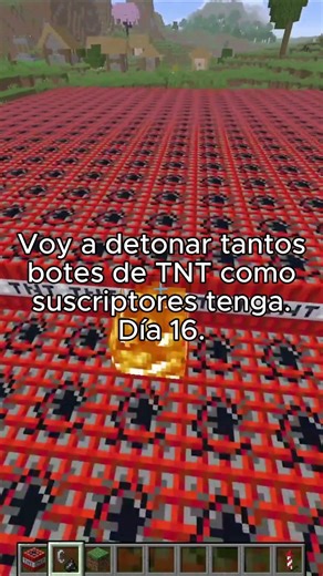I'm going to detonate as many TNT canisters as I have subscribers. Day 16.