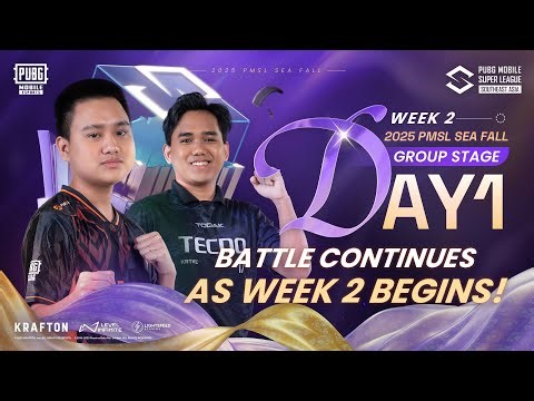 [EN] 2025 PMSL SEA W2D1 | Fall | BATTLE CONTINUES AS WEEK 2 BEGINS!