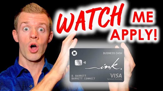 Watch me apply Chase business credit card application (Chase Ink Business Cash)