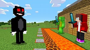 Cartoon Cat vs Security House – Minecraft