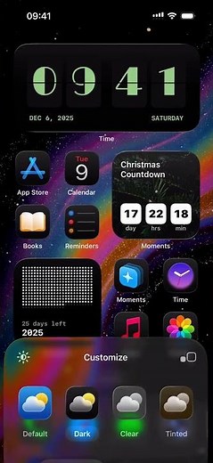 Christmas Countdown Widget