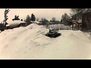 RC Pistenbully 600 1:8 - Testdrive in real snow