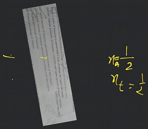 When 1 mole of benzene is mixed with 1 mole of toluene, will no... | Filo