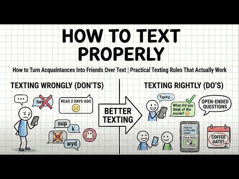 Stop texting Wrongly (Part 2) | How to Text Properly | Texting Do’s and Don’ts