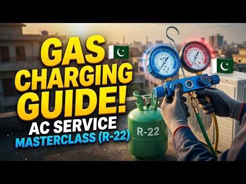 How to Charge Refrigerant in Split AC | Step-by-Step Guide (R-22 Gas)