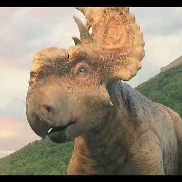 A Gorgosaurus was knocked violently to the ground by a herbivorous Dinosaur.#usa #fyp #animals