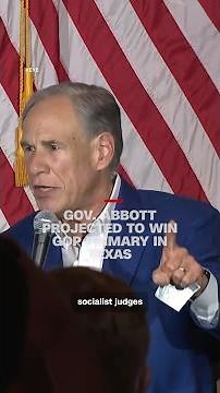 Gov. Abbott projected to win GOP primary in Texas