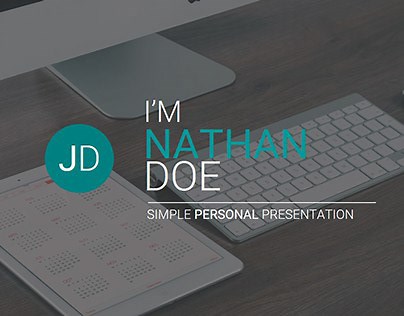 JD - Personal Powerpoint Presentation Template (Free)