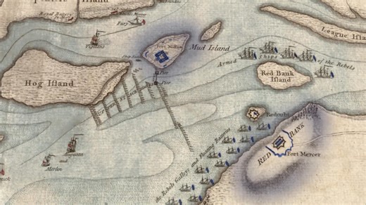 Fort Mifflin on Mud Island and Fort Mercer at Red Bank | The American Revolution