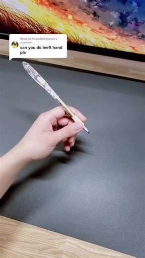 Infinity pen spinning tutorial! Left-handed version! 👍 #tutorial #penspinning #tricks #challenge #infinity | Ryzing Spins