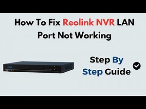 How to Fix Reolink NVR LAN Port Not Working | Network & Hardware Troubleshooting Guide