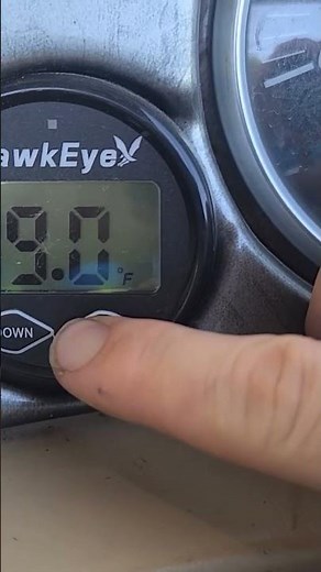 Boat Necessity HawkEye depth Finder.