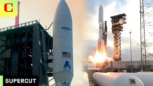 Amazon successfully launches and deploys 27 Project Kuiper Satellites on United Alliance's Atlas 5 Rocket from Cape Canaveral Space Force Station in Florida. Amazon's Project Kuiper internet satellites are a direct competitor to SpaceX's Starlink satellite network, which will eventually include 3,236 low-Earth-orbit satellites to provide broadband around the globe. | CNET