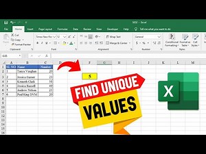 Count Unique Values in Excel Using UNIQUE & COUNTA | Data Analysis Tutorial