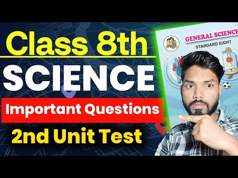 Class 8th Science Most Important Questions second Unit Test Exam | science question sdtech6th7th8th