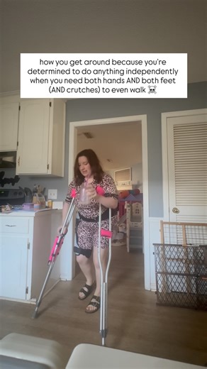 Rebecca | first time toddler mom 🌱✝️💗 on Instagram: "honestly just glad I’m feeling good enough to do a single thing for myself 😂 5 days post op FAI & labrum repair 👏🏻🩼 (well, 6 days now) #hipsurgery #fai #labraltear Hip surgery recovery | recovering from surgery as a toddler mom | independent woman 😆"