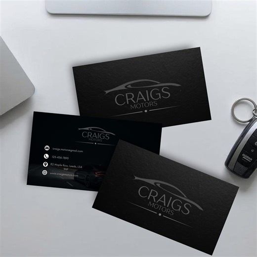 Car Dealer Business Card Template | Auto Repair Mechanic Card | Modern Front & Back Editable Design | Customizable Canva Business Card - Etsy