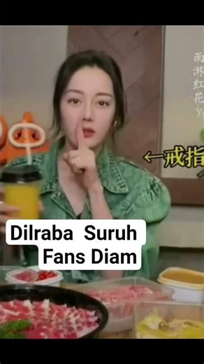 Dilraba Suruh Fans Diam 🤫🤫🤫😒 #viral #music #art #trending #fyp #