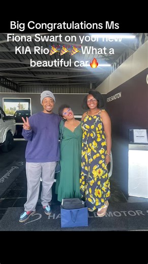 Congratulations Ms Fiona Swarts on Your New Kia Rio