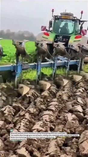 Smart Tractor Soil Cutter in Action 🚜 | Farm Tech Upgrade #Farming #Tractor #AgriTech