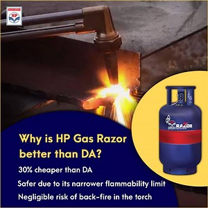 39 reactions · 17 shares | Though traditionally Dissolved Acetylene (DA) is used for cutting metal, the HP Gas Razor is a better alternative in many ways. And the fact that it gives better results is just one of the many reasons to switch. | HPCL | Facebook