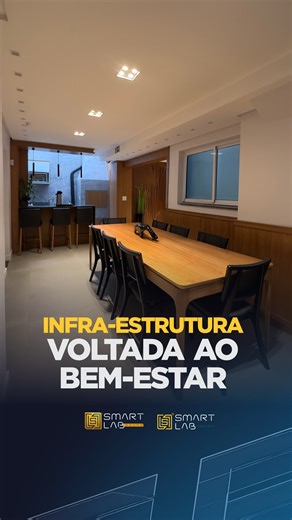 Smart Lab Concept on Instagram: "Um laboratório forte começa pelas pessoas. O espaço de convivência é parte do nosso jeito de trabalhar: ambiente organizado, respeito ao tempo de pausa e valorização de quem está por trás de cada entrega. Quando a equipe está bem, o trabalho flui melhor. E a consistência aparece naturalmente no resultado. Estrutura que cuida de quem constrói. Smart Lab Concept Smart Training Center Smart Planning Center Smart Lab Speed 📌Rua Frei Caneca, nº 748 - Vila Rodrigues, 