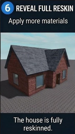 Roblox Studio House Building Tutorial #roblox #robloxstudiotips